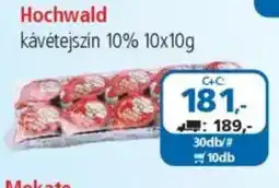 ÁRKLUB Hochwald kávétejszín 10% ajánlat