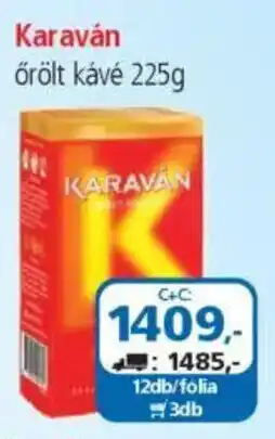 ÁRKLUB Karaván őrölt kávé ajánlat