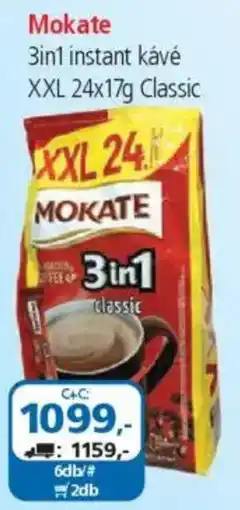 ÁRKLUB Mokate 3in1 instant kávé XXL ajánlat