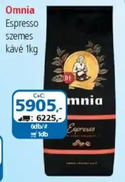 ÁRKLUB Omnia espresso szemes kávé ajánlat