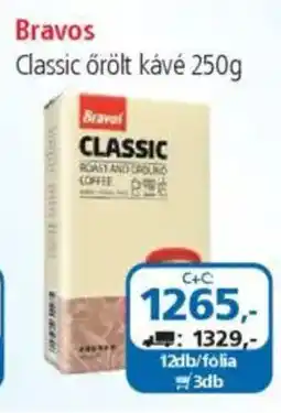 ÁRKLUB Bravos Classic őrölt kávé ajánlat