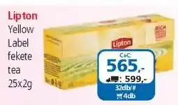 ÁRKLUB Lipton yellow label fekete tea ajánlat
