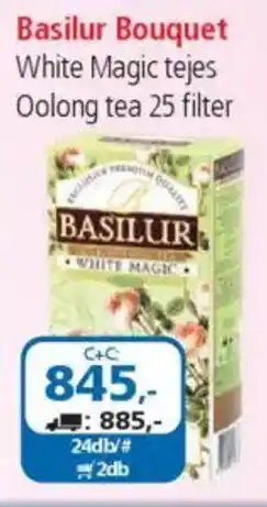 ÁRKLUB Basilur Bouquet White Magic tejes Oolong tea ajánlat