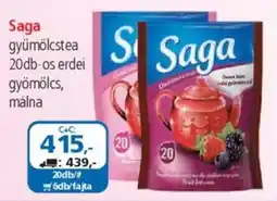ÁRKLUB Saga gyümölcstea ajánlat