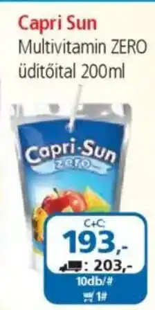 ÁRKLUB Capri sun multivitamin zero üdítőital ajánlat