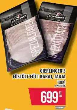 Coop Gierlinger's Füstölt-főtt karaj, tarja ajánlat