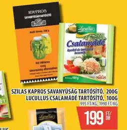 Coop Szilas Kapros Savanyúság Tartósító, 200g / Lucullus Csalamádé Tartósító, 100g ajánlat