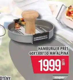 Coop HAMBURGER PRÉS 60X130X130 MM ALPINA ajánlat