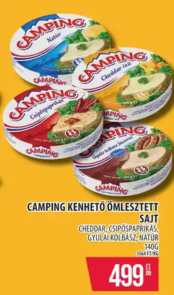Coop Camping kenhető ömlesztett sajt ajánlat