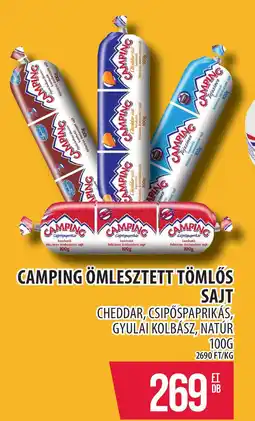 Coop Camping ömlesztett tömlős sajt ajánlat