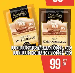Coop Lucullus mustármagegész stb. ajánlat