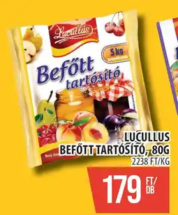 Coop Lucullus befőtt tartósító ajánlat