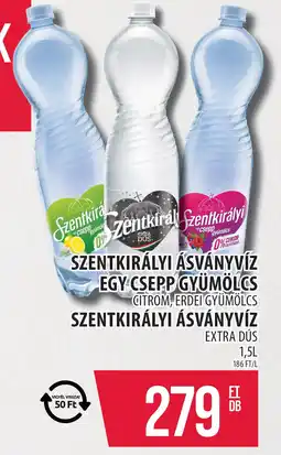 Coop Szentkirályi ásványvíz egy csepp gyümölcs stb. ajánlat