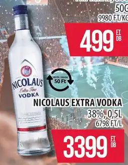 Coop Nicolaus extra vodka ajánlat