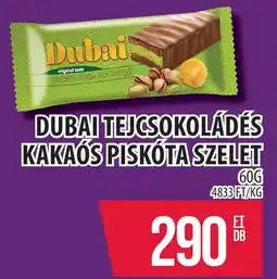 Coop Dubai tejcsokoládés kakaós piskóta szelet ajánlat