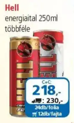 ÁRKLUB Hell energiaital ajánlat