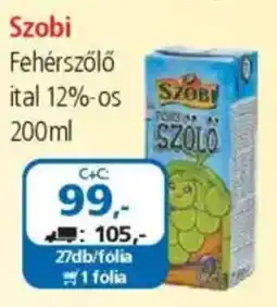 ÁRKLUB Szobi Fehérszőlő ital ajánlat