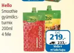 ÁRKLUB Hello Smoothie gyümölcs- turmix ajánlat