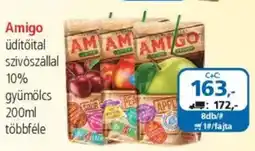ÁRKLUB Amigo üditöital szívószállal ajánlat