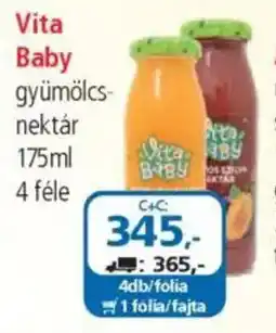 ÁRKLUB Vita baby gyümölcs- nektár ajánlat