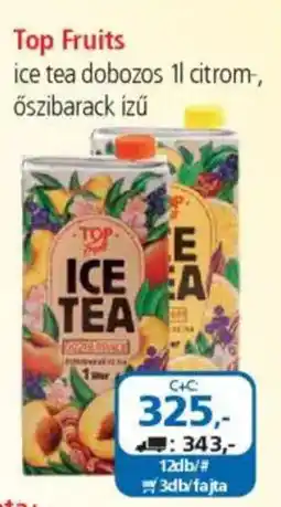 ÁRKLUB Top Fruits ice tea dobozos ajánlat