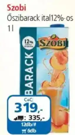 ÁRKLUB Szobi őszibarack ital ajánlat