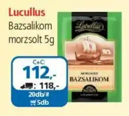 ÁRKLUB Lucullus bazsalikom morzsolt ajánlat