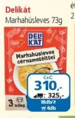 ÁRKLUB Delikát marhahúsleves ajánlat