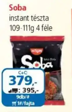 ÁRKLUB Soba instant tészta ajánlat