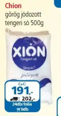 ÁRKLUB Chion görög jódozott tengeri só ajánlat