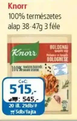 ÁRKLUB Knorr természetes alap ajánlat