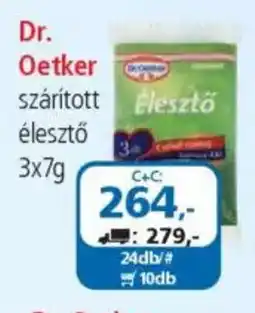 ÁRKLUB Dr. oetker szárított élesztő ajánlat