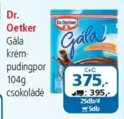 ÁRKLUB Dr. Oetker Gála krém- pudingpor ajánlat