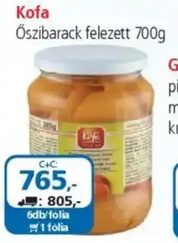 ÁRKLUB Kofa Őszibarack felezett ajánlat