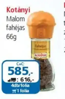 ÁRKLUB Kotányi malom fahéjas ajánlat