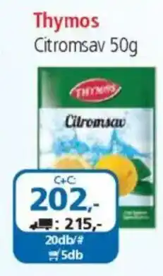 ÁRKLUB Thymos citromsav ajánlat