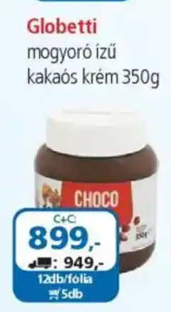 ÁRKLUB Globetti mogyoró ízű kakaós krém ajánlat