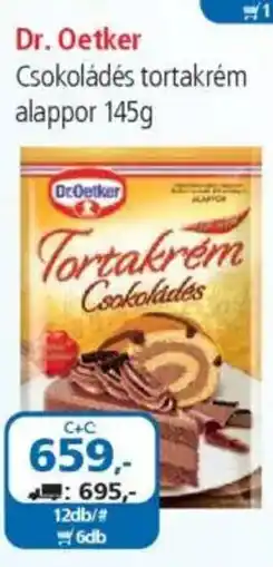 ÁRKLUB Dr. Oetker Csokoládés tortakrém alappor ajánlat