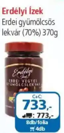 ÁRKLUB Erdélyi ĺzek Erdei gyümölcsös lekvár ajánlat