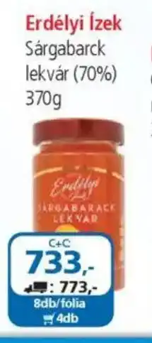 ÁRKLUB Erdélyi ĺzek sárgabarck lekvár ajánlat