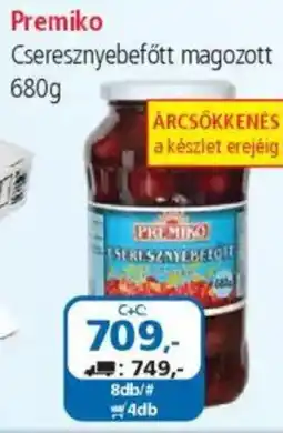 ÁRKLUB Premiko cseresznyebefőtt magozott ajánlat