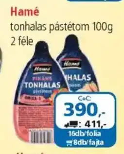 ÁRKLUB Hamé tonhalas pástétom ajánlat