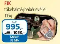 ÁRKLUB FJK tőkehalmáj babérlevéllel ajánlat