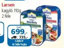 ÁRKLUB Larsen kagyló ajánlat