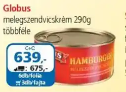 ÁRKLUB Globus melegszendvicskrém ajánlat