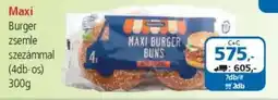 ÁRKLUB Maxi burger zsemle szezámmal ajánlat
