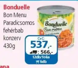 ÁRKLUB Bonduelle bon menu paradicsomos fehérbab ajánlat