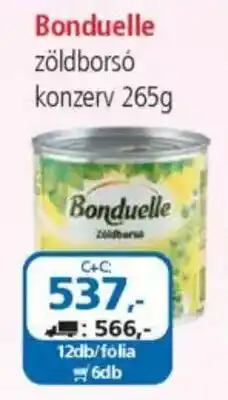 ÁRKLUB Bonduelle zöldborsó konzerv ajánlat