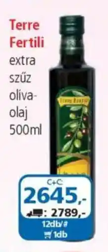 ÁRKLUB Terre Fertili extra szuz oliva- olaj ajánlat