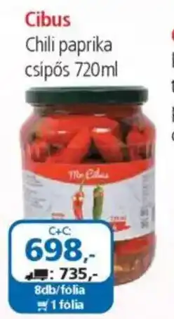 ÁRKLUB Cibus Chili paprika csípős ajánlat